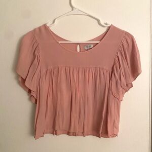 NWOT Pink Tobi crop top